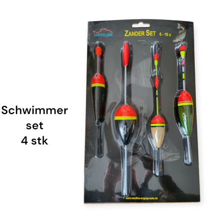 Zander Schwimmer Set 4 stk